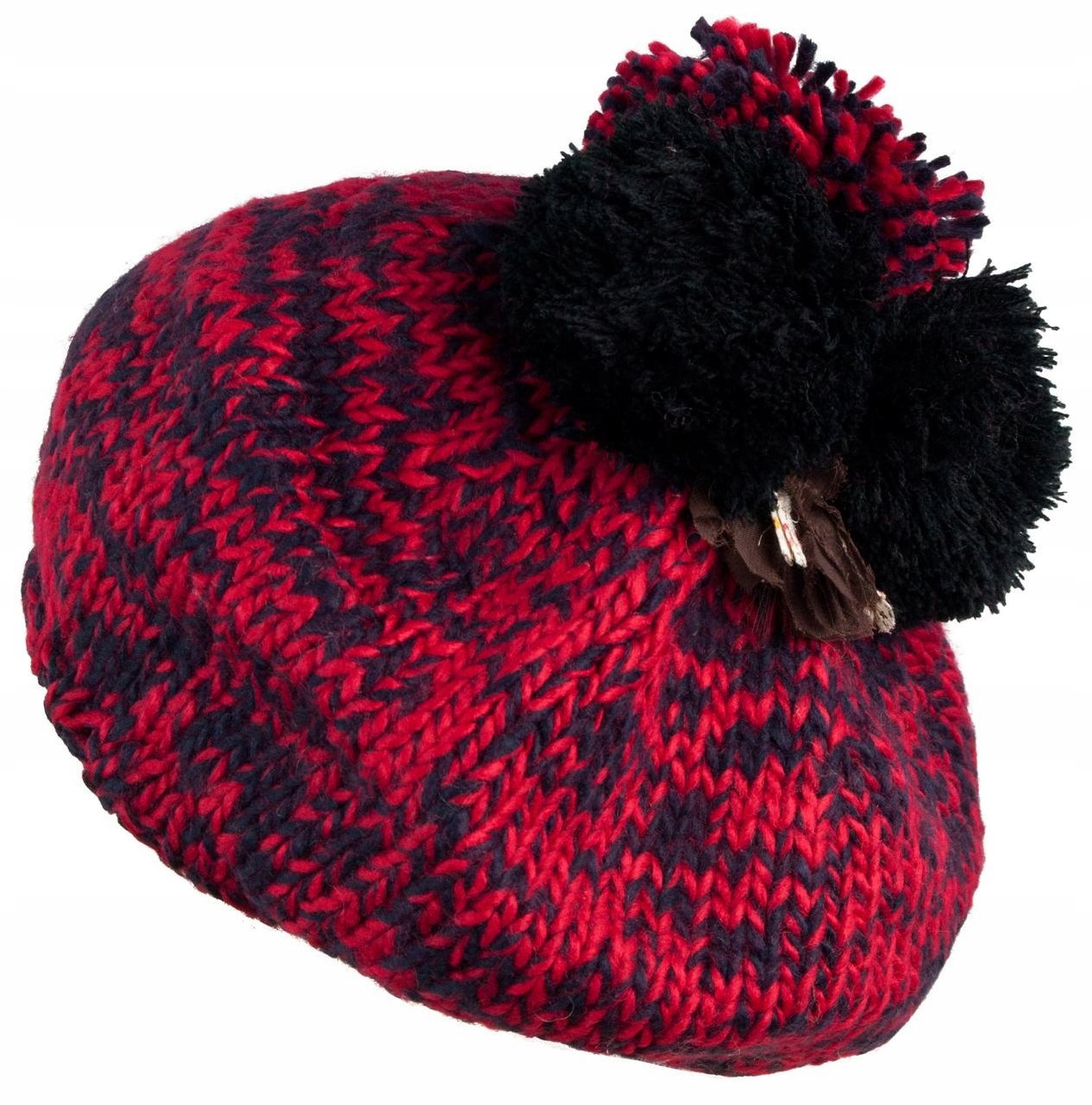 

Szaleo czapka-beret Trzy Pompony cz2705-5