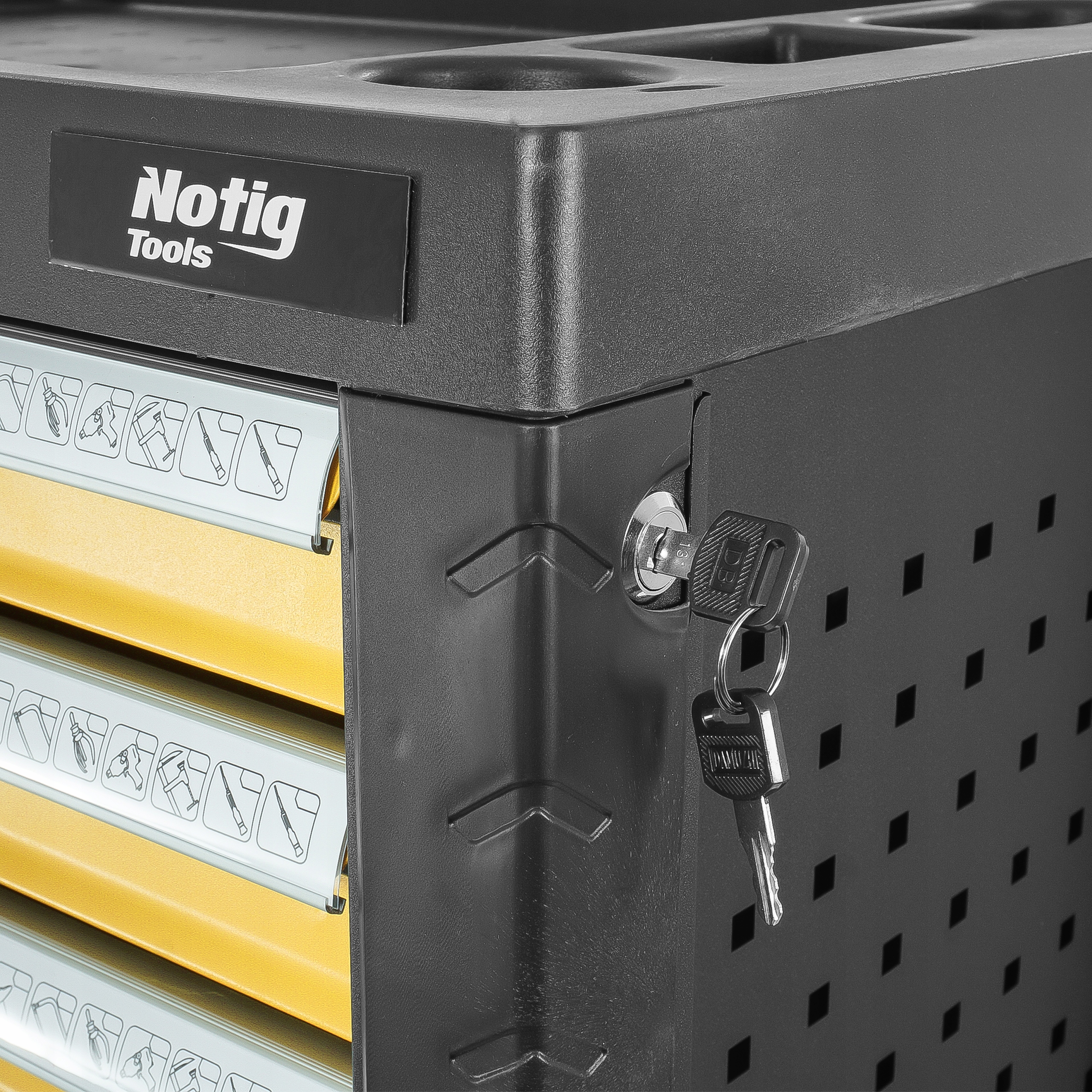 SZAFKA SERWISOWA WOZEK NARZEDZIOWY 7 SZUFLAD PROFI Dominant Color black