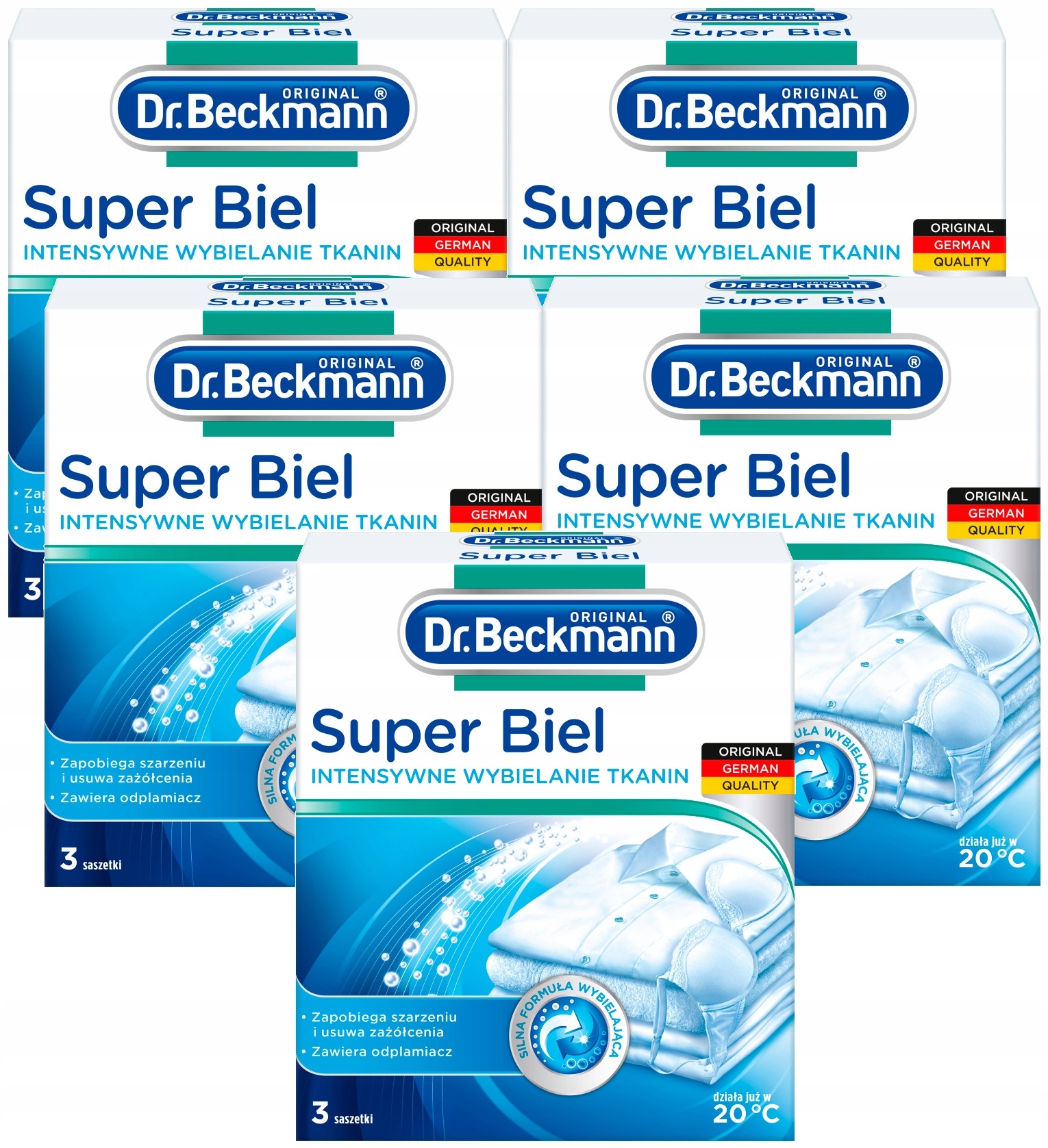 Dr. Beckmann Biel Prášek na bělení tkanin 15x40 g