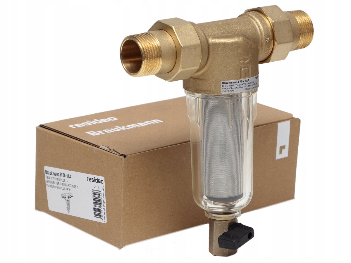 Sieťový filter na vodu 1 FF06-1AA Braukmann Resideo