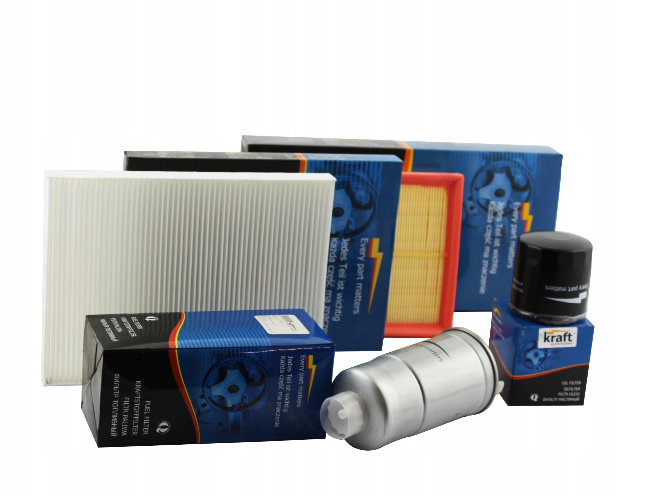 

Zestaw 4 filtrów kraft Vw Bora 1.6 1.8 2.0
