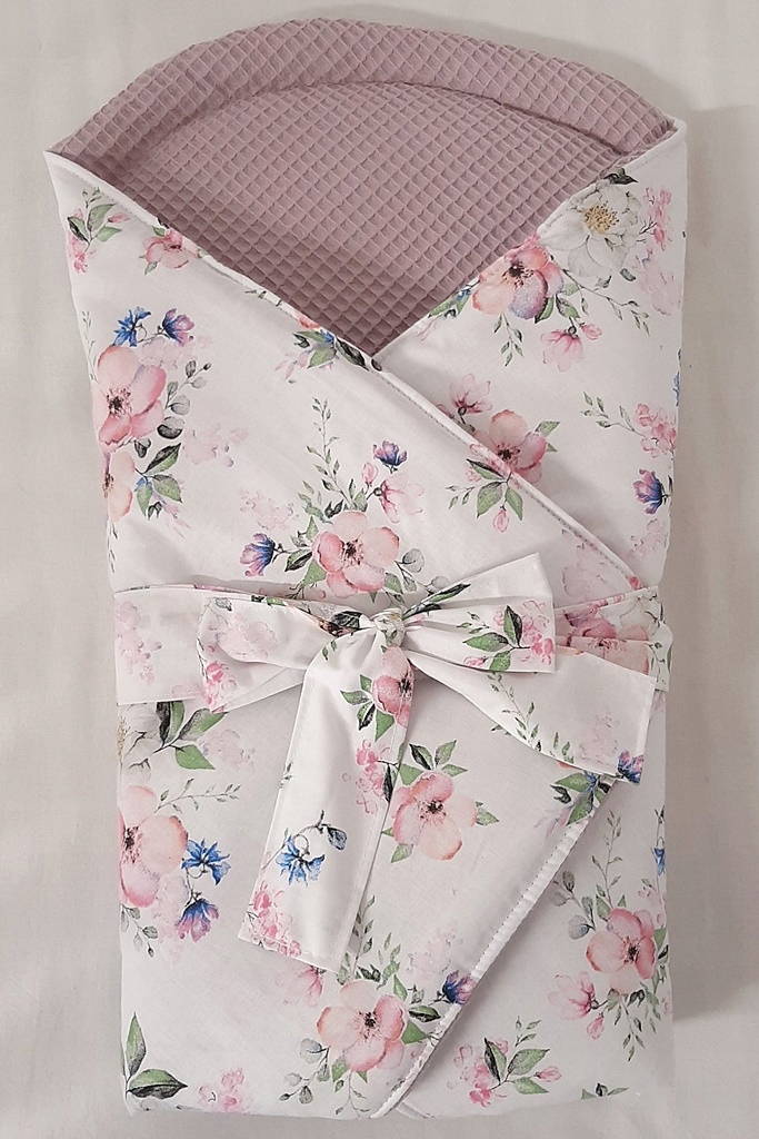 Pościel do łóżeczka 6-el.kocyk wafel 100x77, rożek Kod producenta Zestaw 6El Wafel