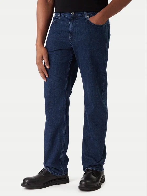 Karl Lagerfeld Jeans Jeans A3M10136 Tmavě modrá Straight Fit 34/32