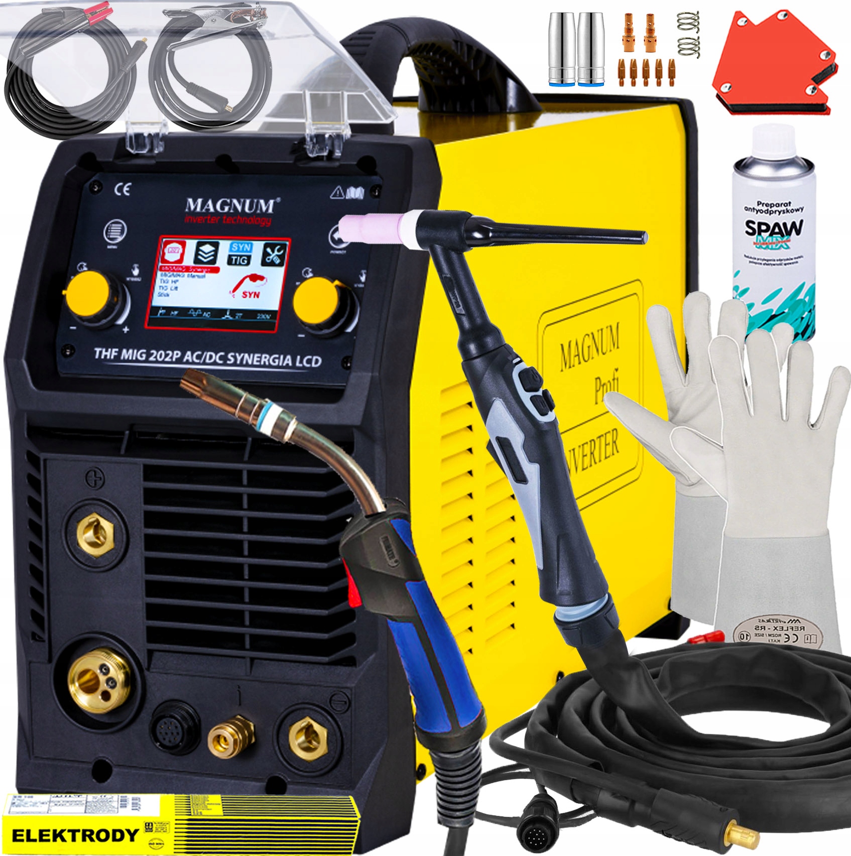 Invertorová Svářečka Mig Thf 202 LCD Synergie 200A