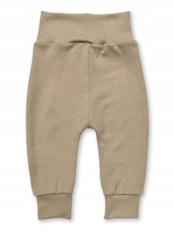 SPODNIE 68 spodenki BEZUCISKOWE niemowlęce od PRODUCENTA gładkie cappuccino