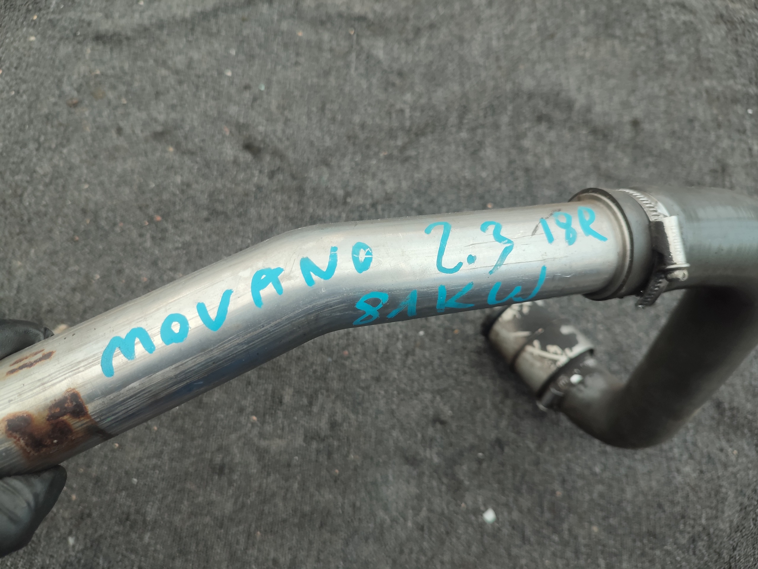 wiring pipe tube Opel Movano 2.3