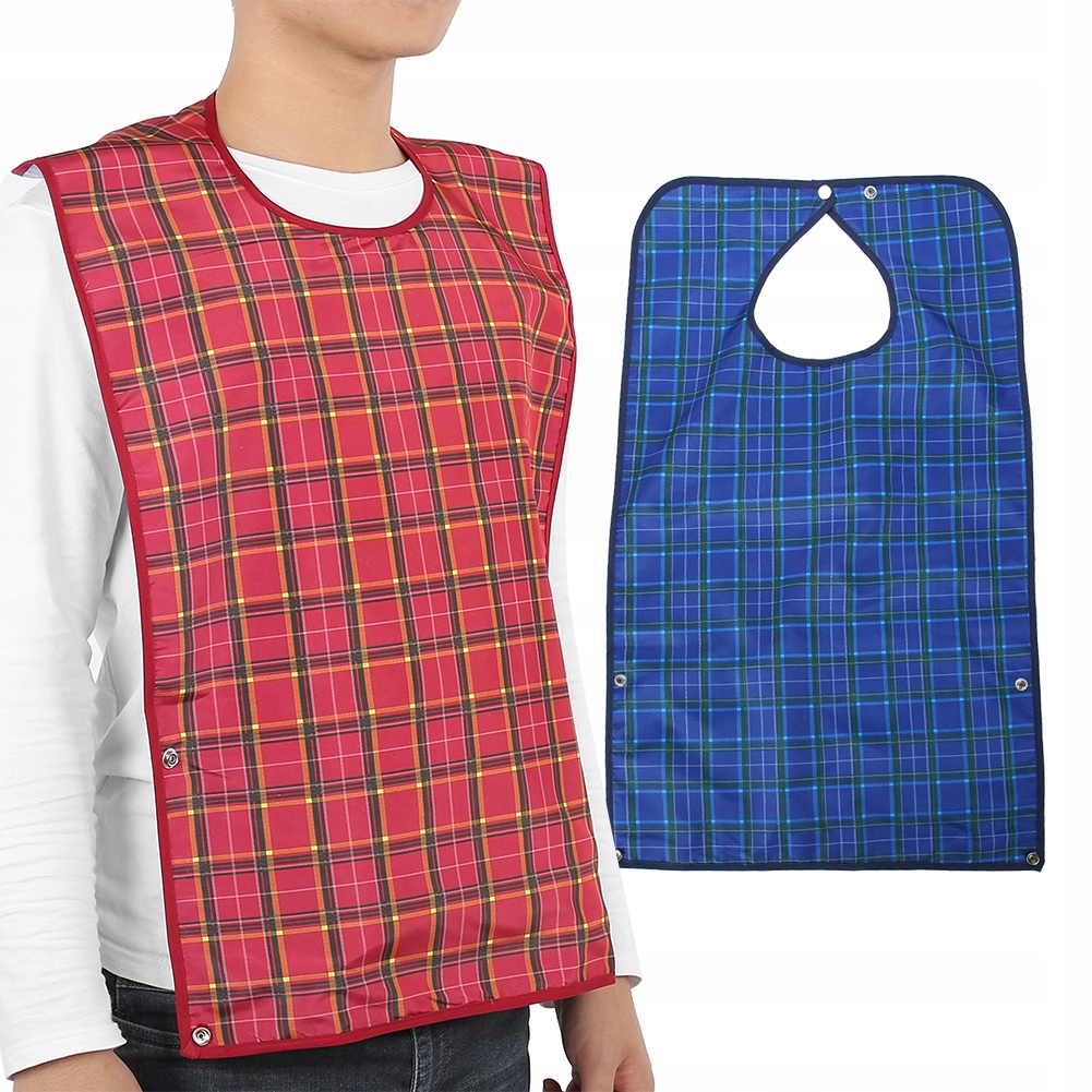 2SZT Śliniak dla dorosłych Wodoodporny 74x46