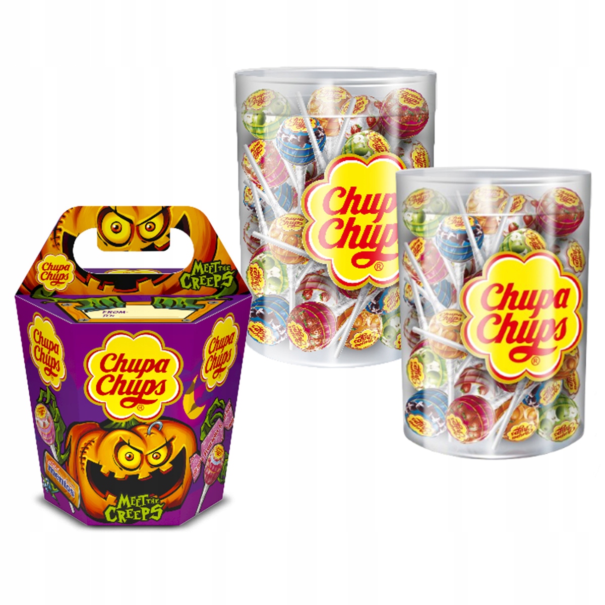 Chupa Chups tuba lizaków owocowych mix 2x50 sztuk+ na Dzień Dziecka