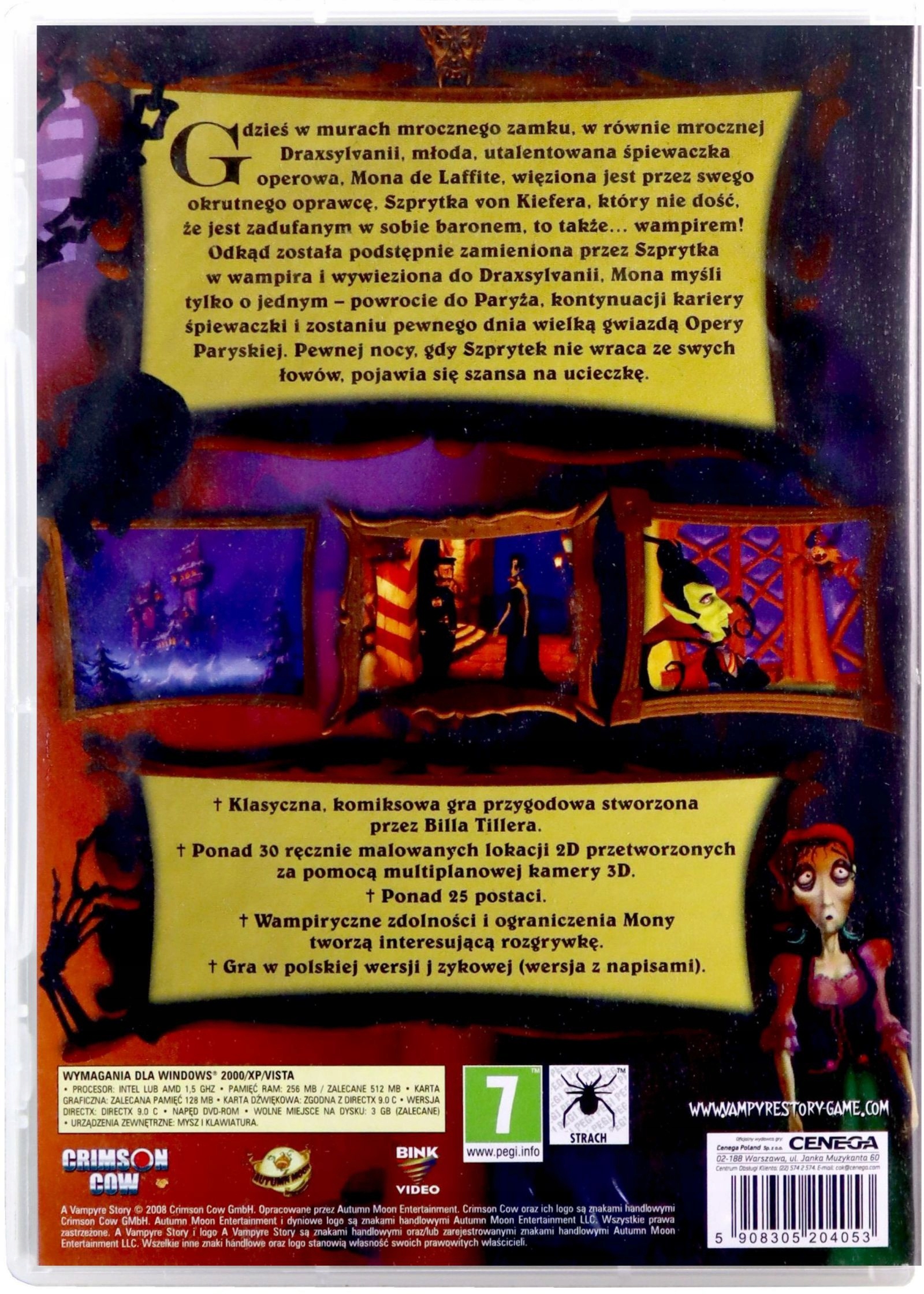 A VAMPYRE STORY (GRA PC) Rodzaj wydania Podstawa
