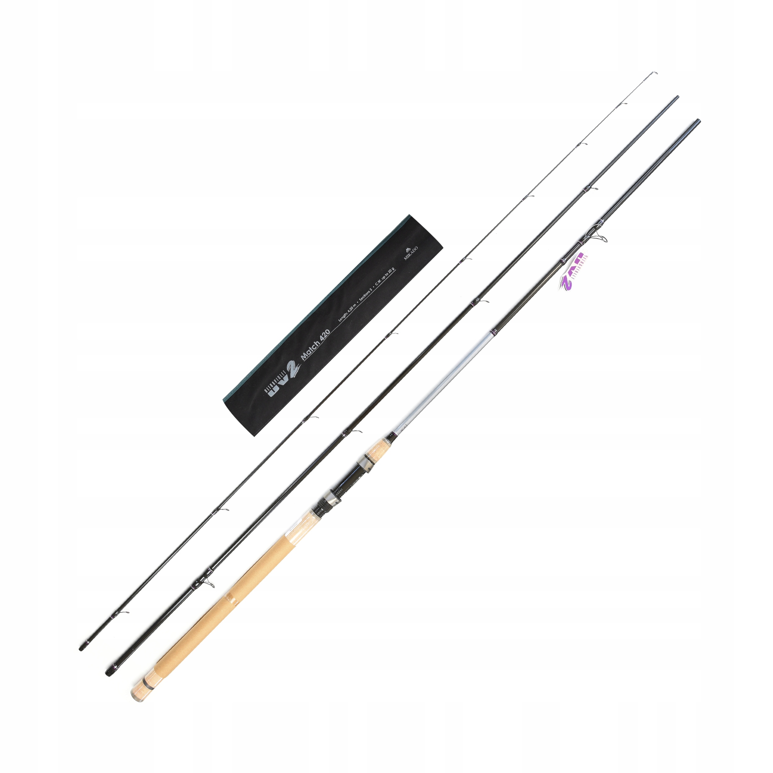 Wędka matchowa spławikowa Mikado Ultravoilet II Match 4.20m 1-20g