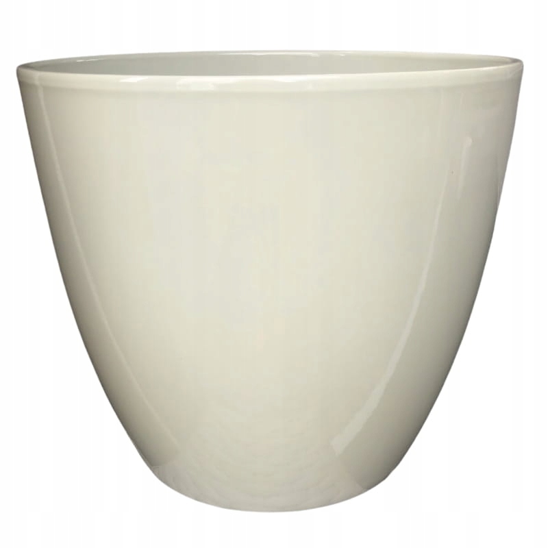 Duża jasnozielona osłonka donica Scheurich śr. 28