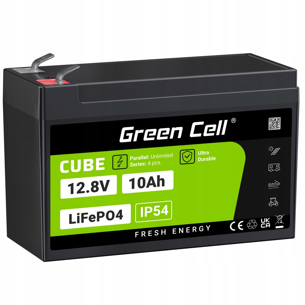 Akumulator Litowo-zelazowo-fosforanowy 10Ah 12.8V 128Wh Gc