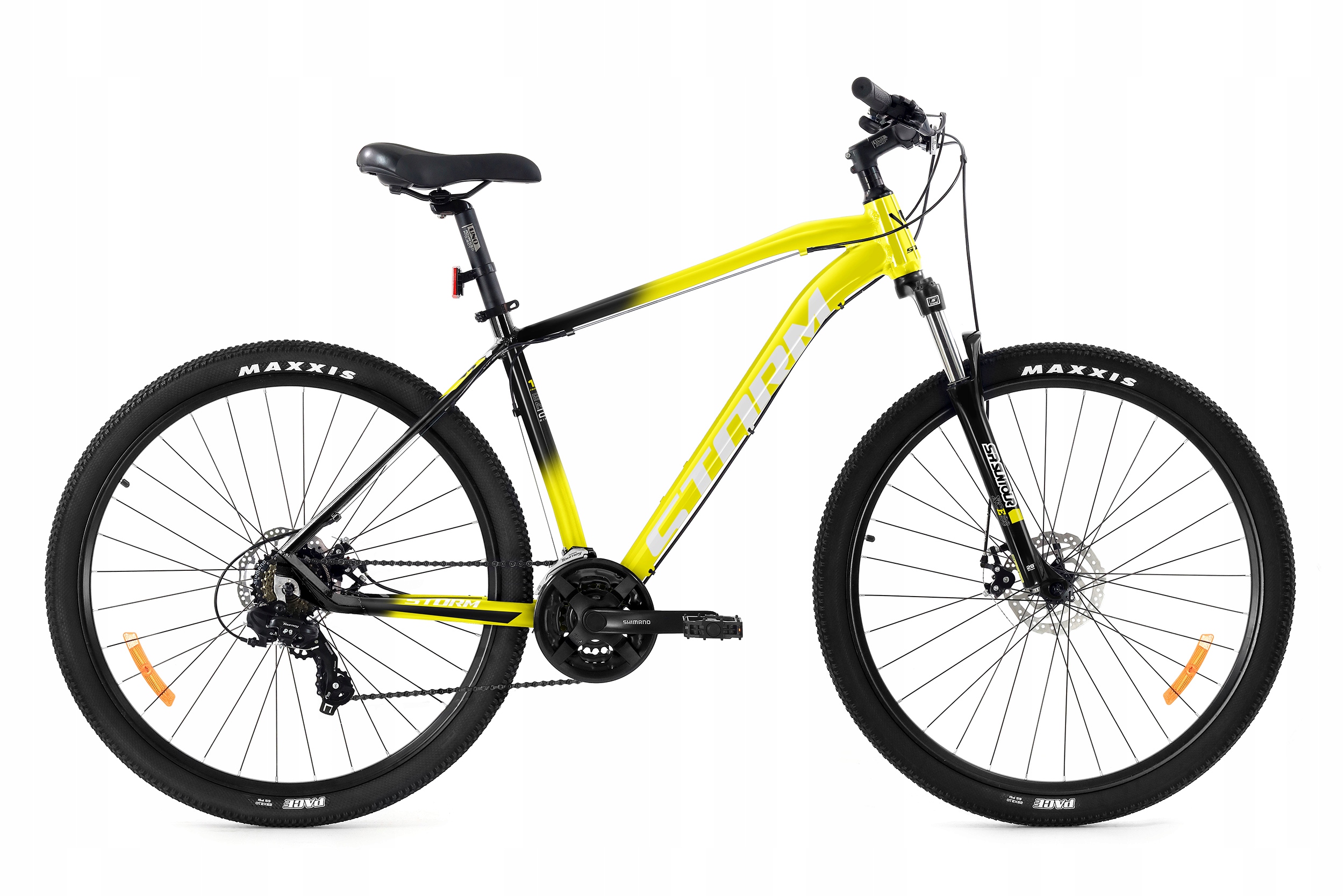 Rower Storm Shark 29 1.0 Man żółty/czarny 19