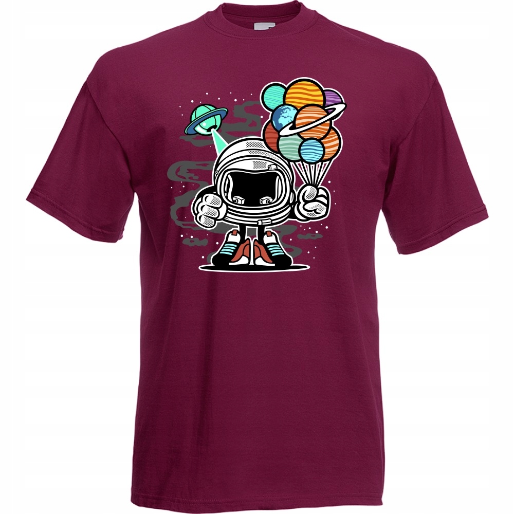 

Koszulka astronauta balony planety XXL burgund