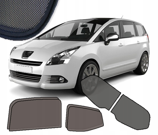 ZASLONKI DEDYKOWANE DO PEUGEOT 5008 2009 2017