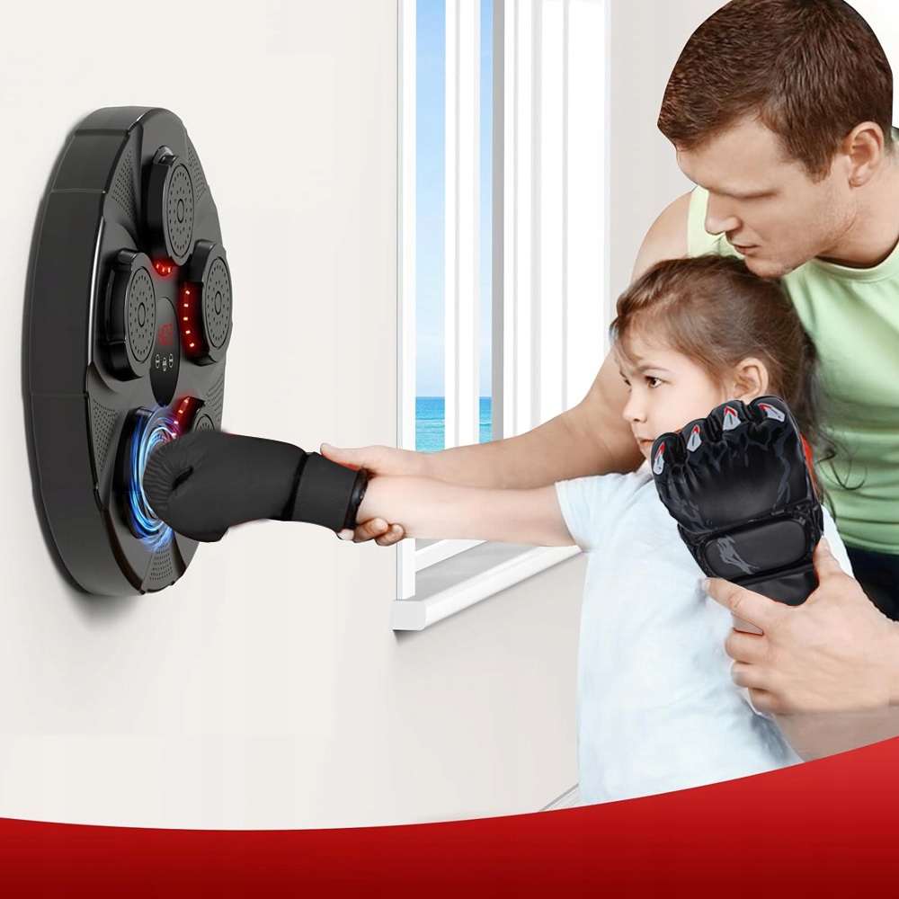 MASZYNA BOKSERSKA ELEKTRONICZNY CEL BOKSERSKI DLA DZIECI I DOROSŁYCH Z LED Marka inna