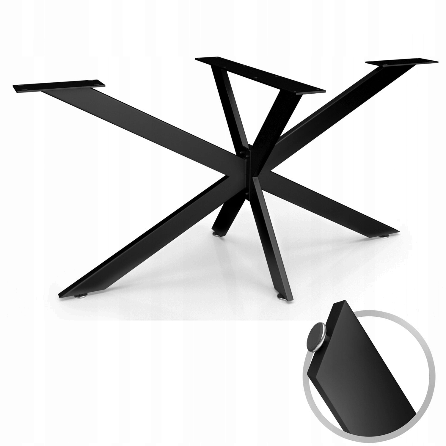 Metalowe Nogi 98 CM Do Stołu Noga Stelaż Rama Podstawa Stół Spider