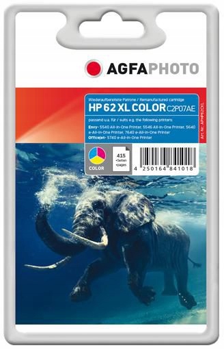 AgfaPhoto Ink Color HP nr 62 XL