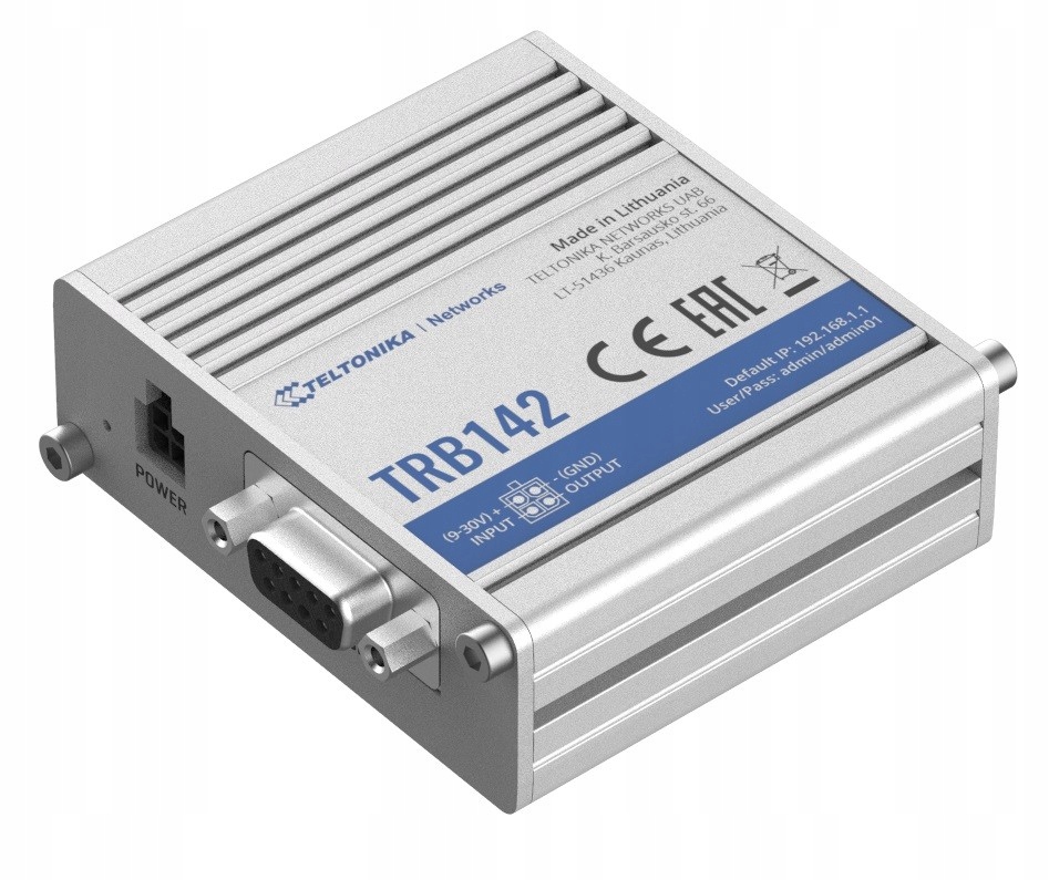 Teltonika Bramka Lte TRB142 Cat 1 3G 2G Usb