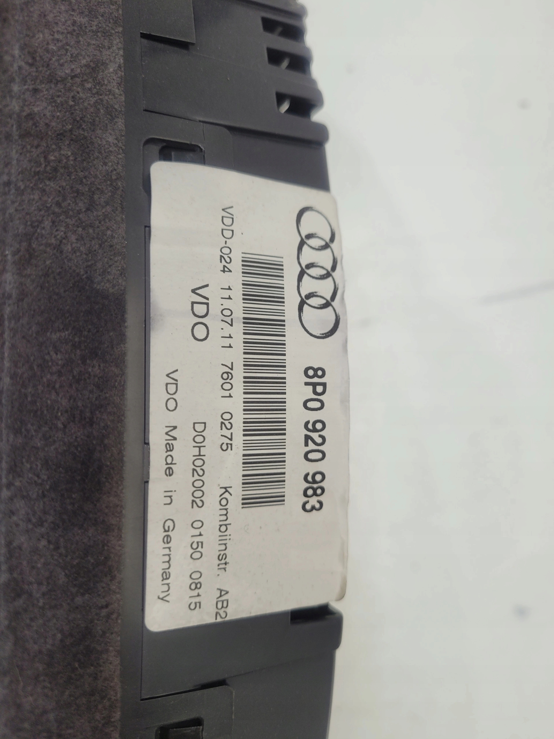 dials dials display AUDI A3 8P DIESEL UK 8P0920983