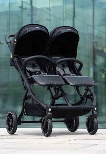 Wózek X-Lander X-Double DUO Black do 22 Kg Głębokość produktu 87.5 cm