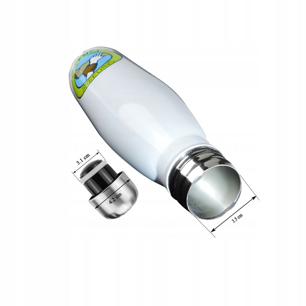 TERMOS PRÓŻNIOWY TERMICZNY BUTELKA 0,75L STAL NIERDZEWNA Model PODWÓJNE DNO