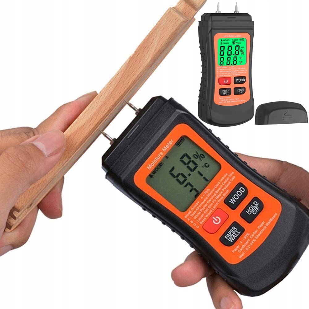 Inwazyjny wilgotnościomierz do drewna