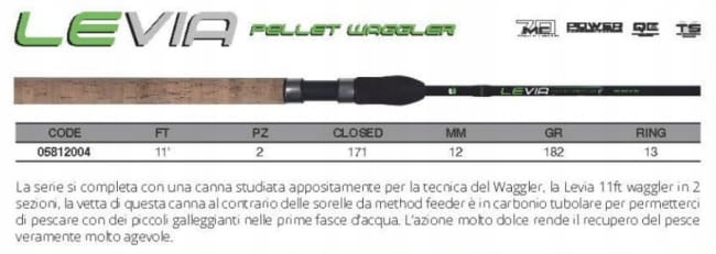 Prut Maver Levia Pellet Waggler 11FT 2 Sec