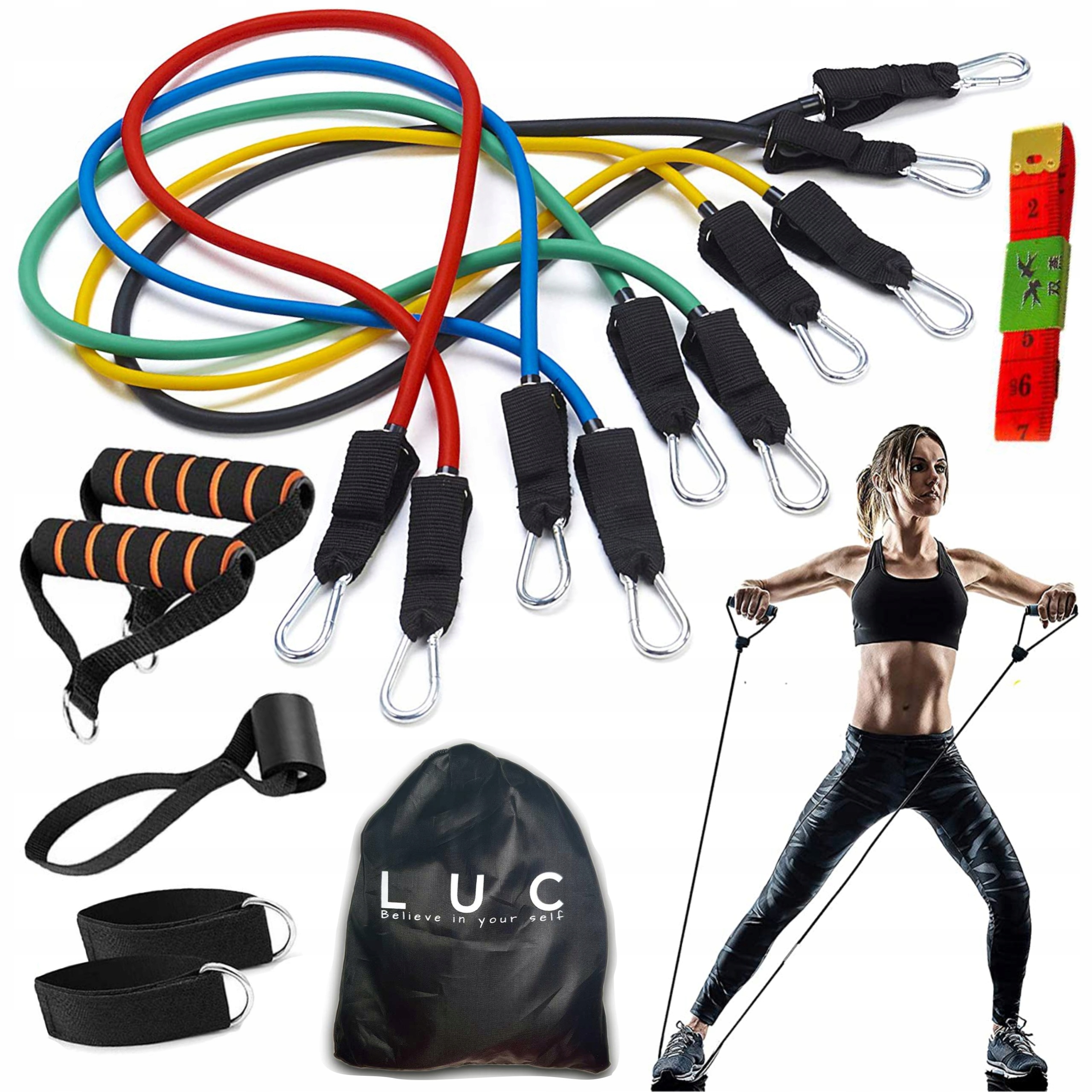 

Zestaw 5 Gum Oporowych Do Ćwiczeń Crossfit Fitness