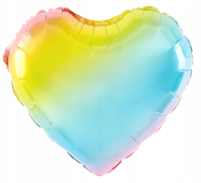 

Balon Balony Foliowe Serce Kolorowe 45cm 18"