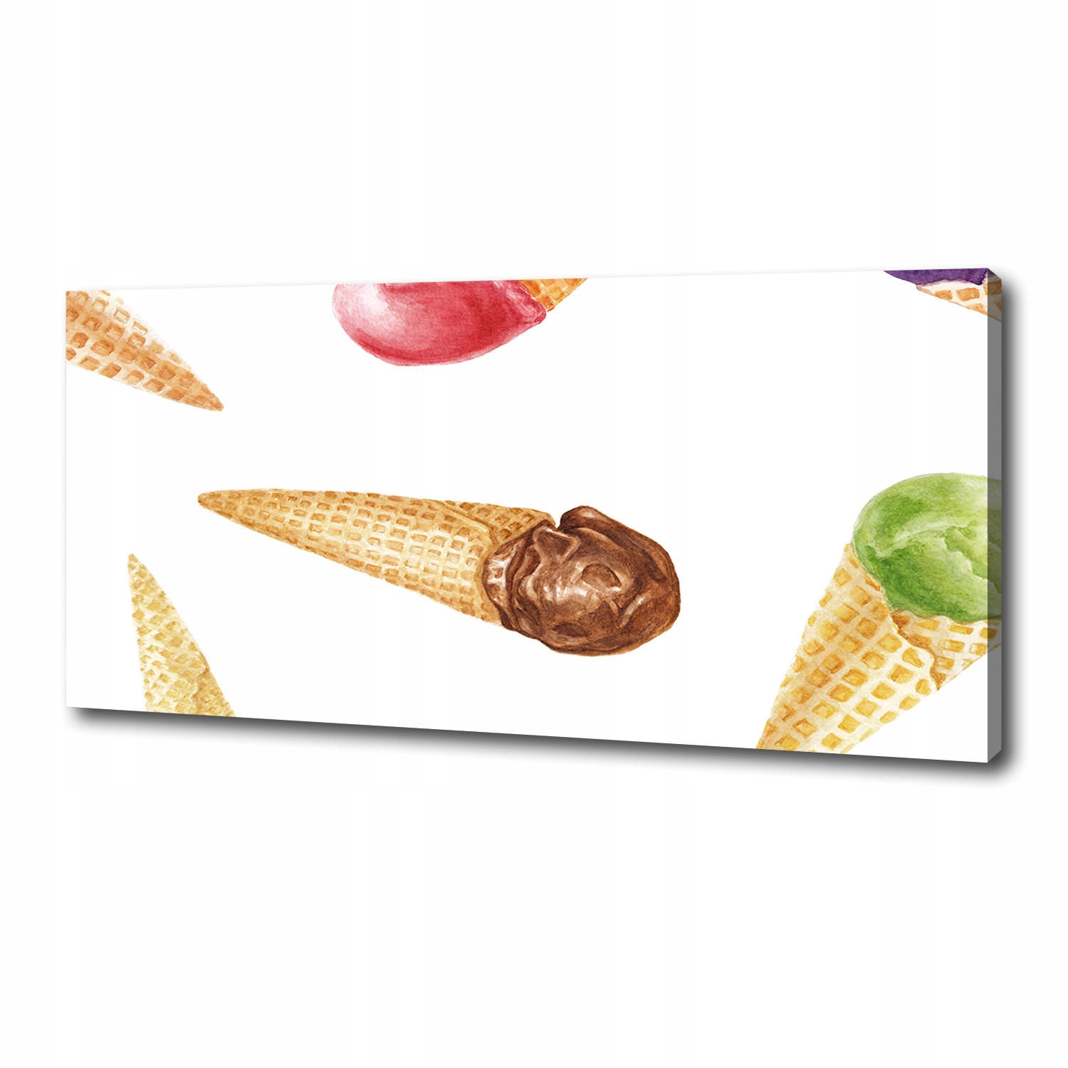 

Obraz zdjęcie na płótnie nowoczesny Lody 125x50 cm