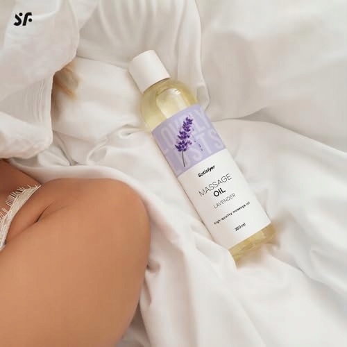 SATISFYER Olejek Do Masażu Lawendowy 250ml Intymny Relaksacyjny Dla Par — miniatura 7