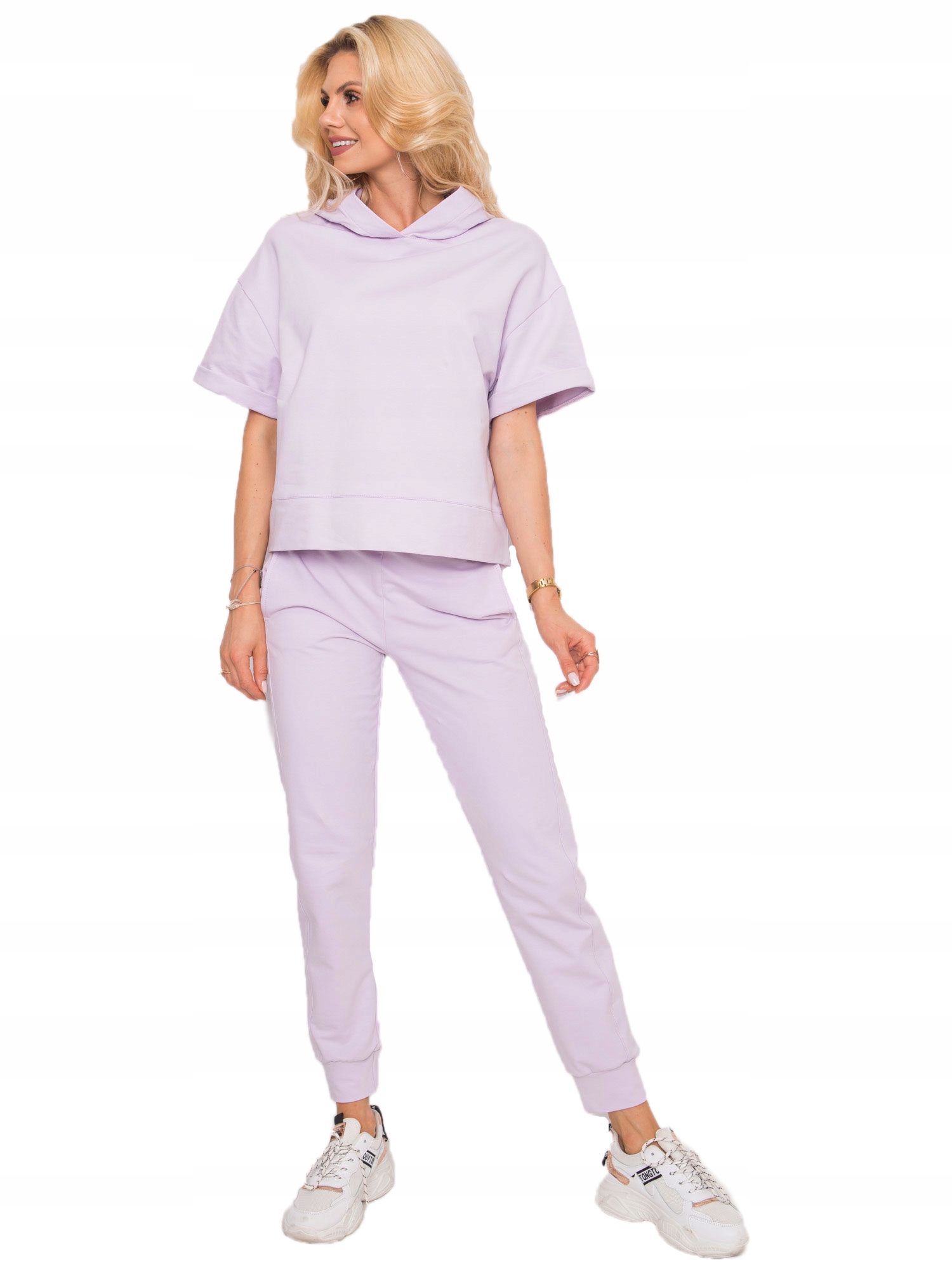 

Dres Damski komplet dresowy spodnie bluza kaptur