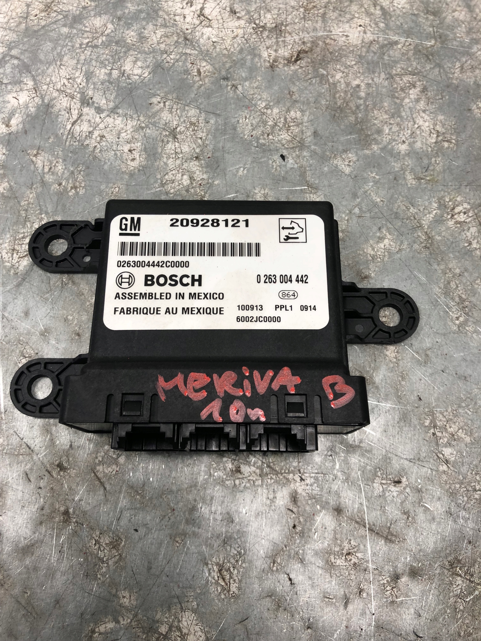 module PDC OPEL MERIVA B 20928121