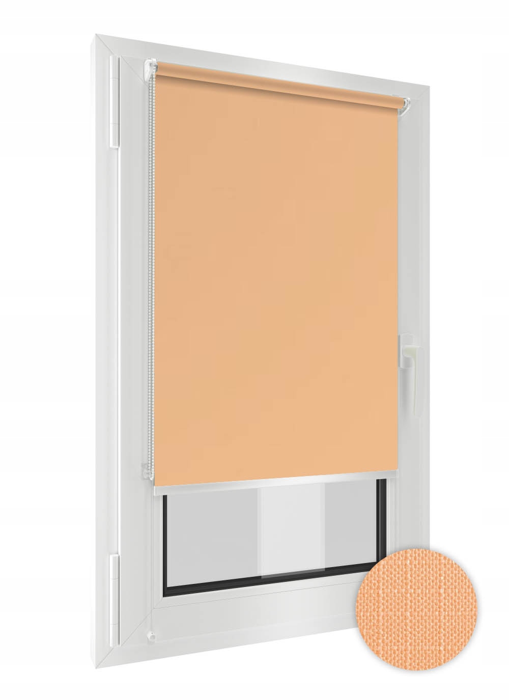 ROLETA DO ŁAZIENKI Z NAPINACZEM 75x150 apricot