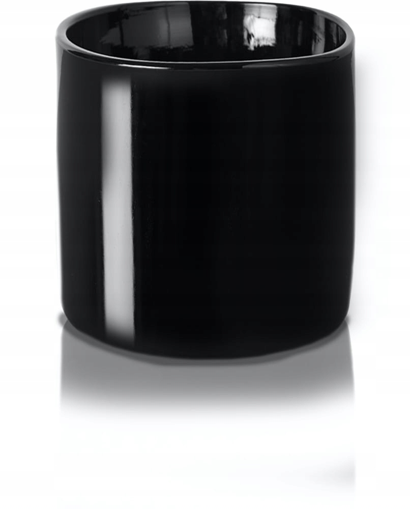 Květináč válec černý keramika Polnix 31.067.23 22,5 x 22 cm