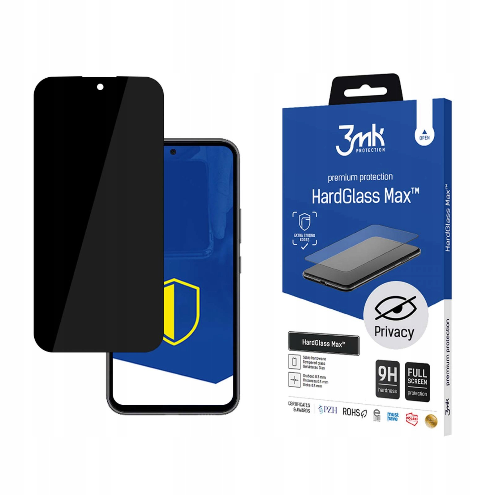 Samsung Galaxy A55 5G 3MK Hardglass Max Privacy Black