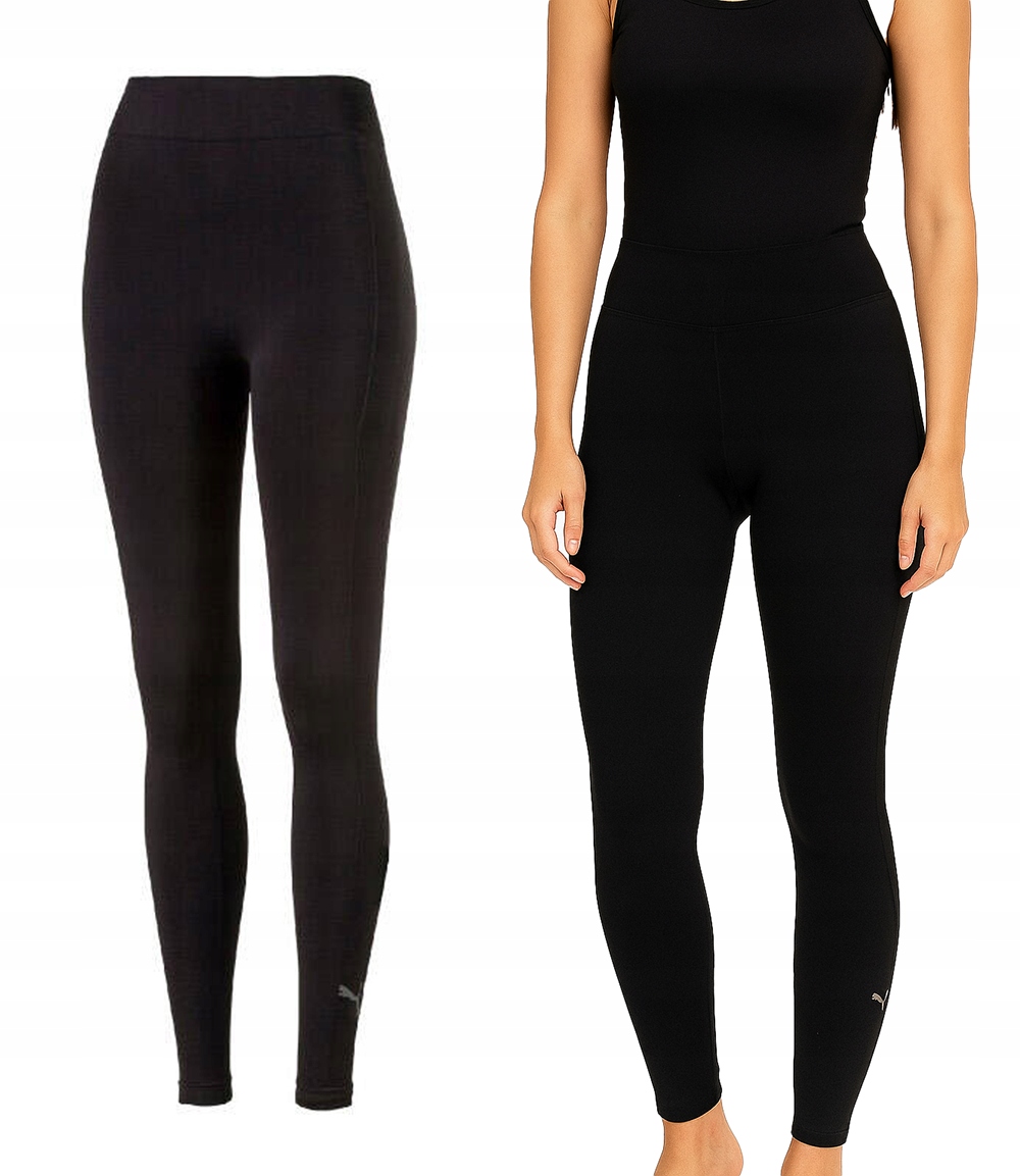 Dámské sportovní legíny Puma 592333 01 lehké s vysokým pasem, černé, velikost XL