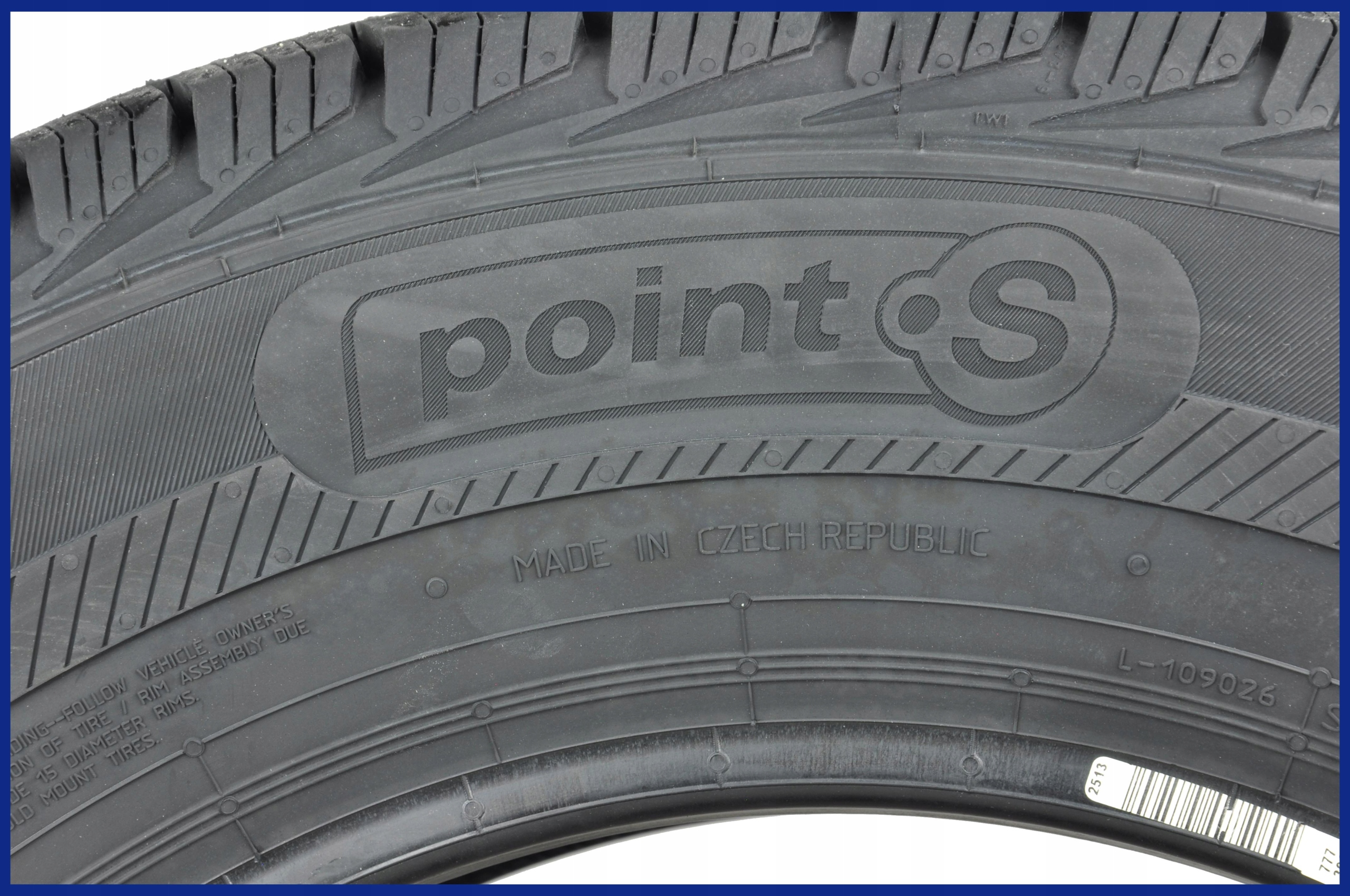 1 x 195/70R15C 104/102R Point S CAŁOROCZNE Profil opony 70