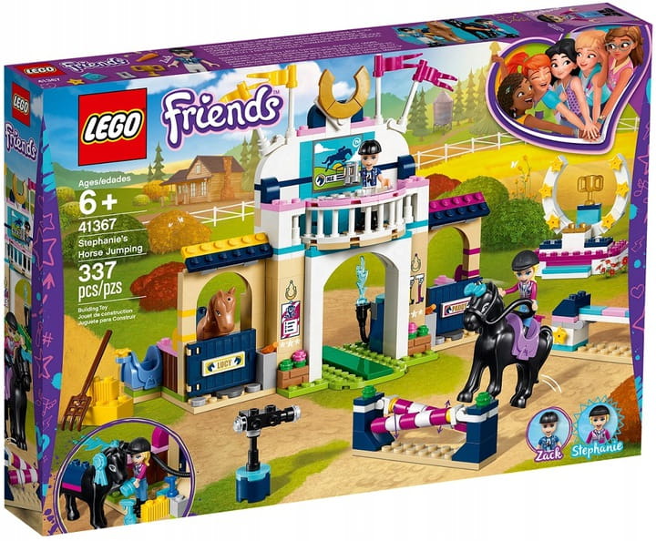 LEGO FRIENDS 41367 KONIE STAJNIA TOR PRZESZKÓD
