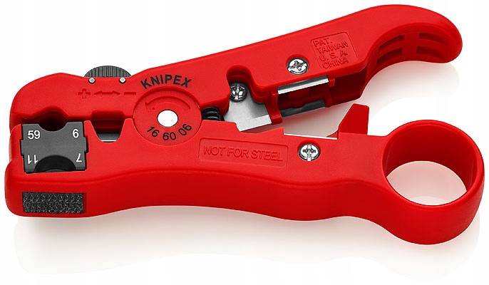 Knipex Odizolační Kleště Kabelů Tele 16 60 06 Sb Teleinformatický