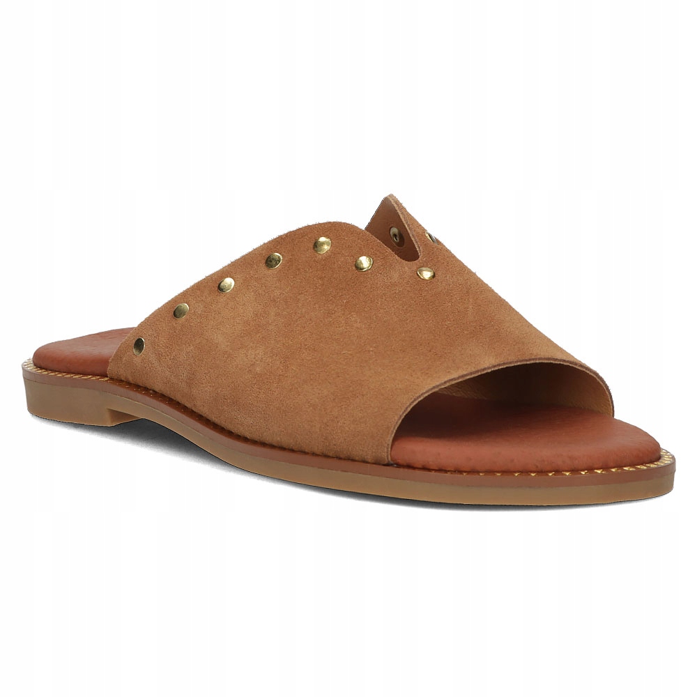 

Skórzane Klapki Filippo LH-425 Camel r.37