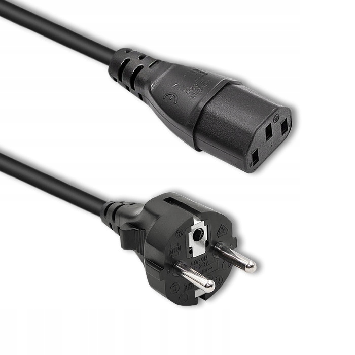 

Qoltec Kabel zasilający SCHUKO/C13 1.8m