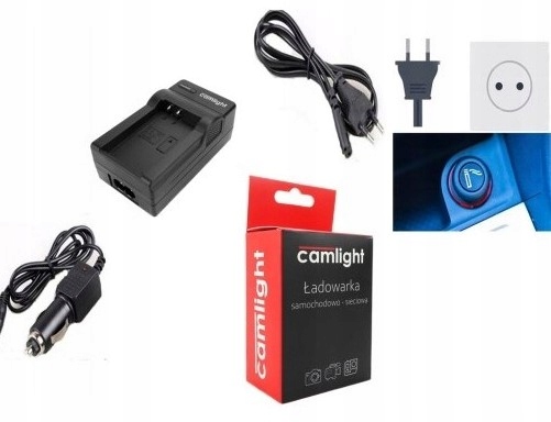 ŁADOWARKA sieciowo samochodowa do NIKON Coolpix S8200 S9100 S9300 S9900