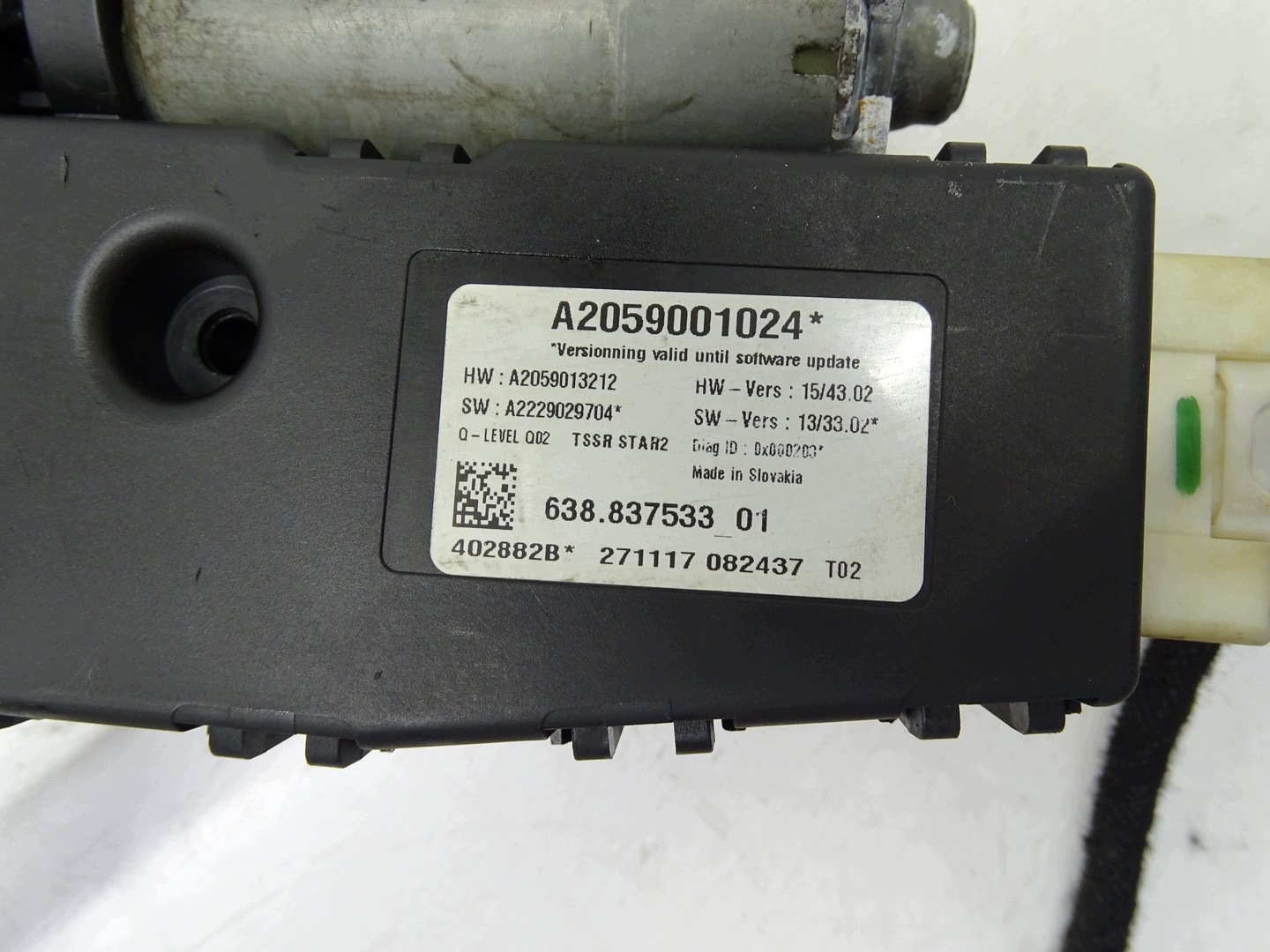 Motor Schiebedach MERCEDES C W205 A2059001024