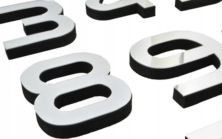 DUŻY ZEGAR ŚCIENNY DIY 3D EFEKT LUSTRA NAKLEJANY Kształt okrągły