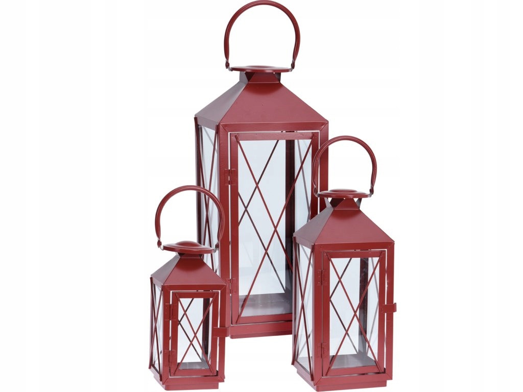 Sada kovových luceren, 3 kusy