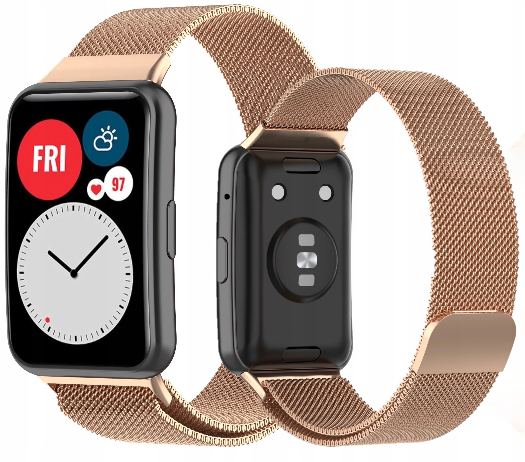 

Pasek Bransoleta Stalowa Do Huawei Fit