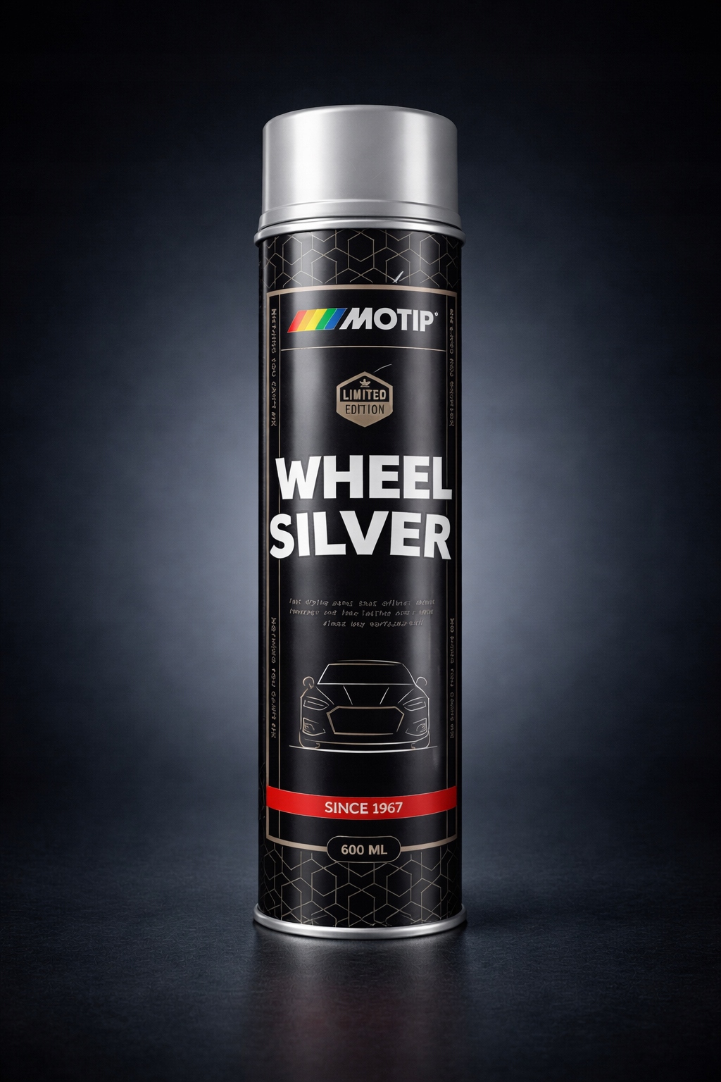 Srebrny Do Felg Motip Nowa Limitowana wersja 604007 600ml