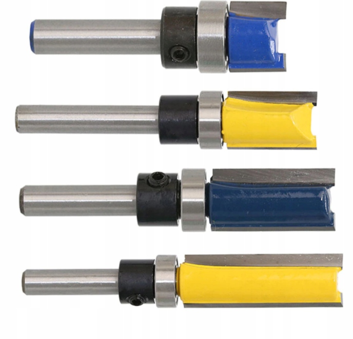 Frez prosty z łożyskiem 12,7mmx25mm Trzpień 8 mm Marka inna